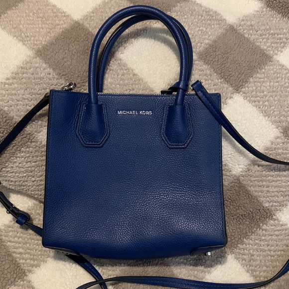 MICHAEL Michael Kors Handbags - Michael Kors Blue Mini Crossbody Bag!